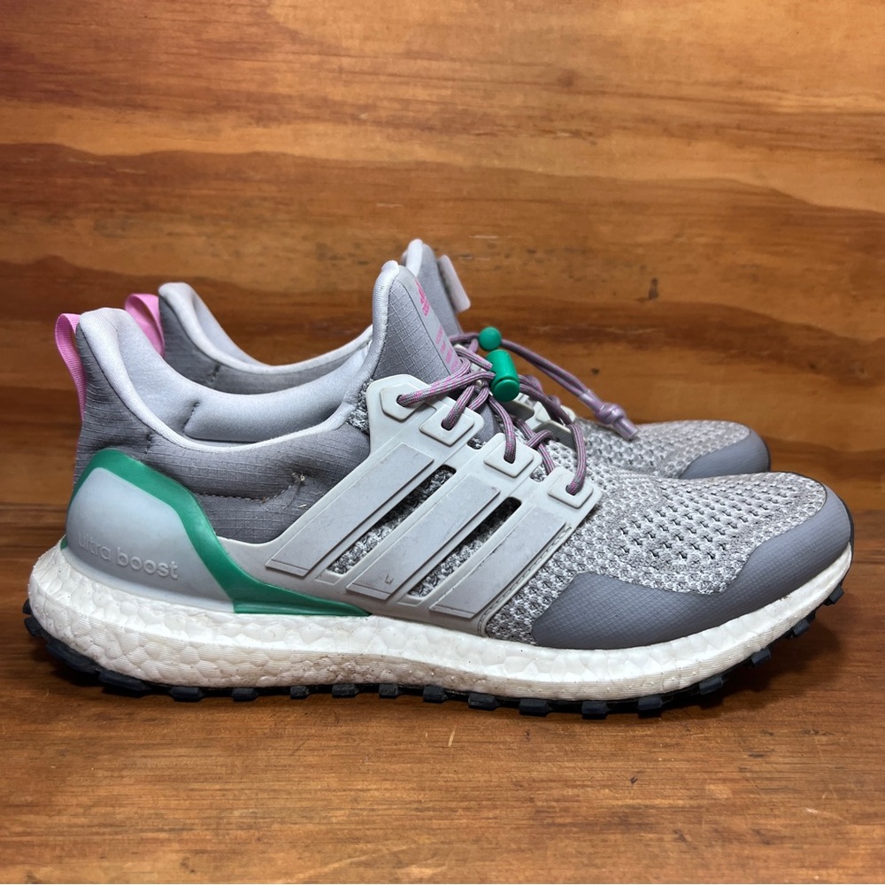 Adidas Men’s UltraBoost 1.0 Size 9.5 Grey Lucid Fuchsia